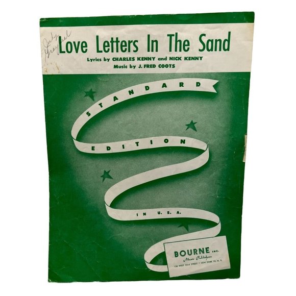 Piano Sheet Music Love Letters in the Sand Standard Edition Charles Kenny 1931 - Picture 1 of 5